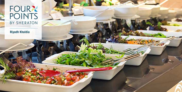 عرض بوفيه فاخر في فور بوينتس من شيراتون كوبون صفقات