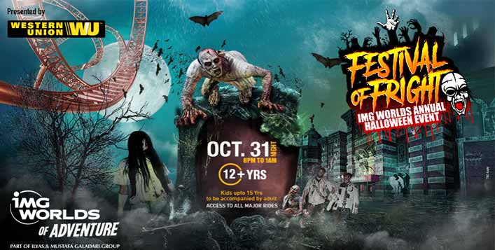 Discount on Festival of Fright Ticket at IMG Worlds of Adventure ...