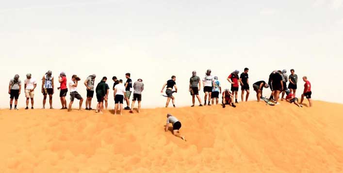 Dune bashing, BBQ dinner, shows & more