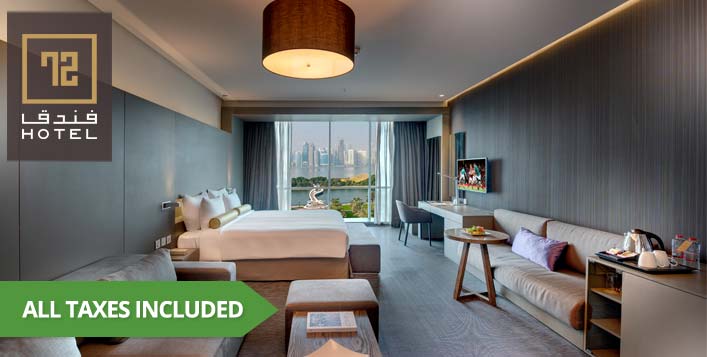 72 Hotel, Sharjah | Five-Star Stay with Meals from AED 222 | Cobone