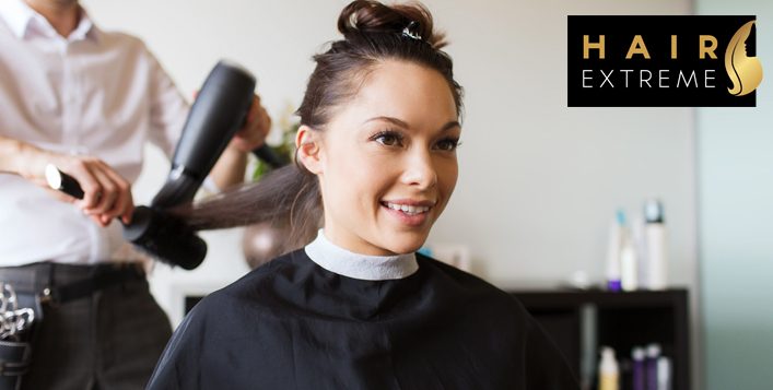 Includes blowdry, colour, hot oil & more