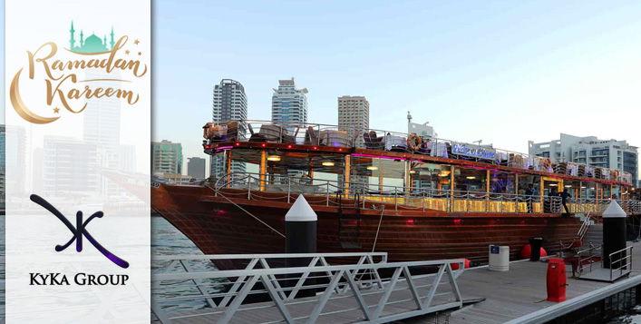 dubai marina catamaran cruise by kyka group