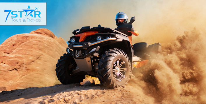 Choose from quad bike or dune buggy ride