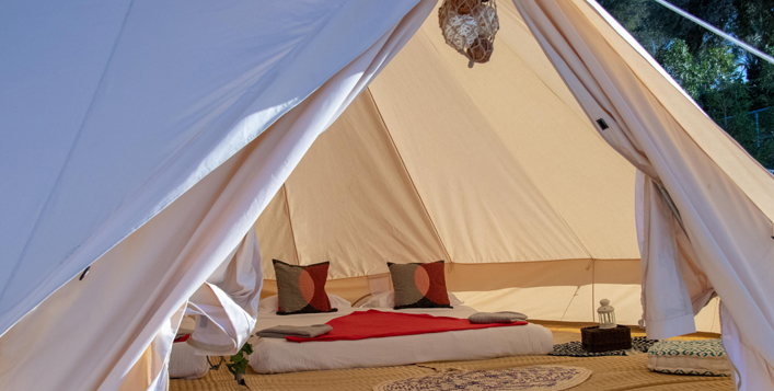 Tent stay, meals, activities & entertainment