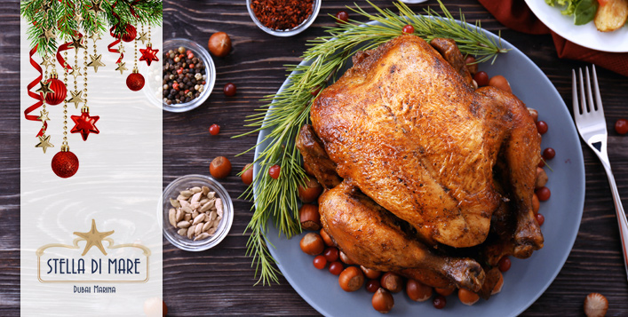 Choose from Roast Chicken, 6kg or 8kg Turkey