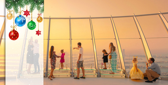 360-Degree views of Dubai, at 240 meters high