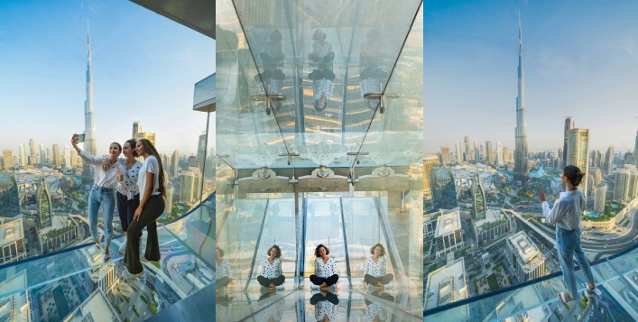 360-degree views of Dubai at 219.5m high