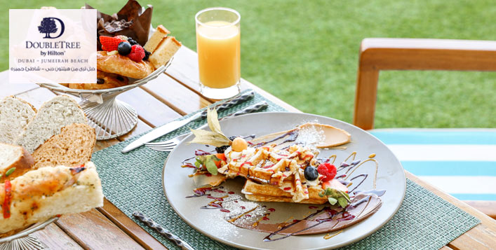 Doubletree Breakfast Breakfast And Pool Access at DoubleTree by Hilton JBR From AED 45 Only ...