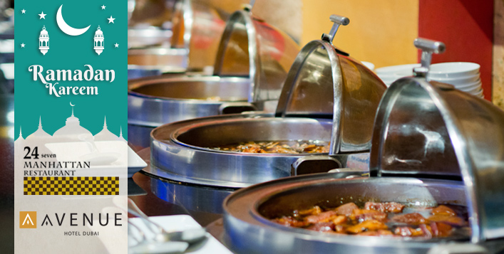 International Iftar Buffet With Drinks at Avenue Hotel From AED 29 | Cobone  Offers