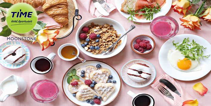 Breakfast Buffet at Time Moonstone Hotel Apartments From AED 24 Only ...