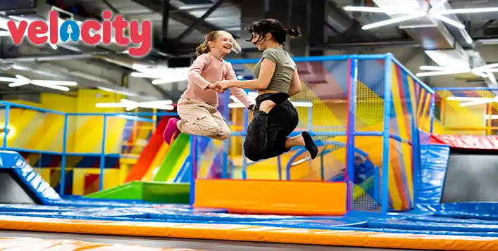 Velocity trampoline outlet