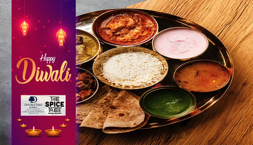 5-Star Diwali Thali Dinner @Double Tree by Hilton M Square For AED 65 ...