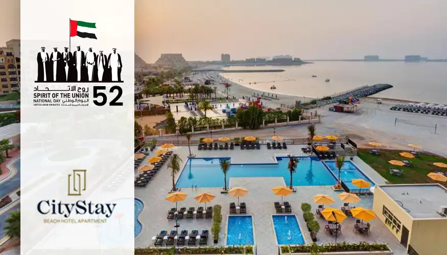 National Day Deluxe Stay @City Stay Beach RAK From AED 649 | Cobone