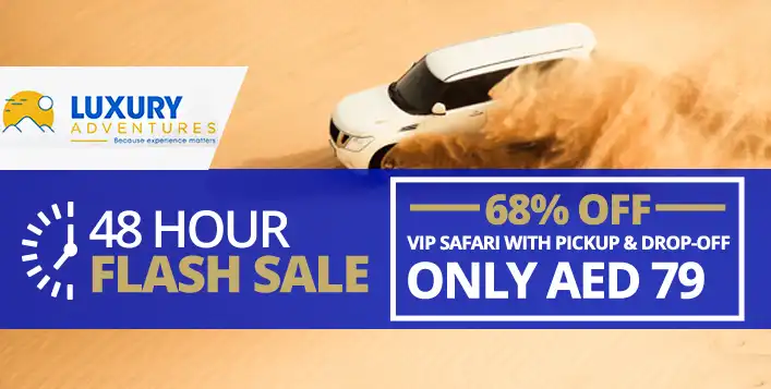 FLASH SALE! VIP Safari with Pickup & Drop-off From AED 79 Only ...