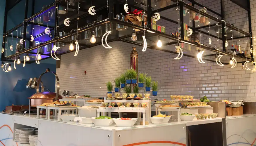 Iftar Buffet at East and Seaboard Aloft Palm