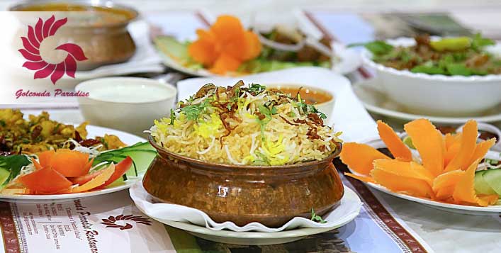 Enjoy authentic Hyderabadi cuisine