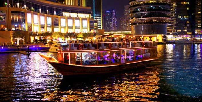 2 Hour Luxury Dhow Cruise + Dinner Buffet | Cobone Offers