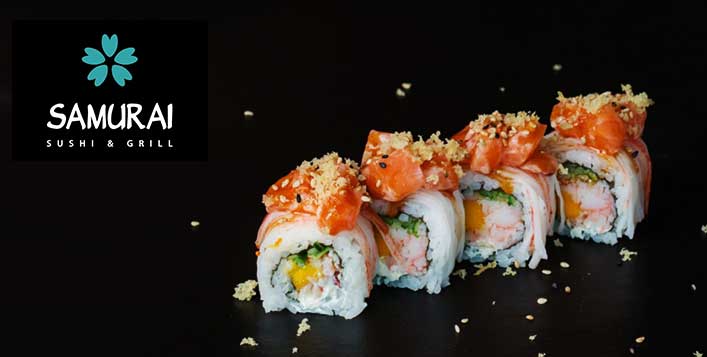 Unlimited Sushi, Sashimi and Maki rolls