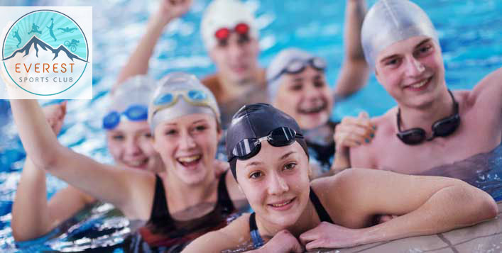 10 صفوف لتعلم السباحة من نادي إيفرست الرياضي كوبون