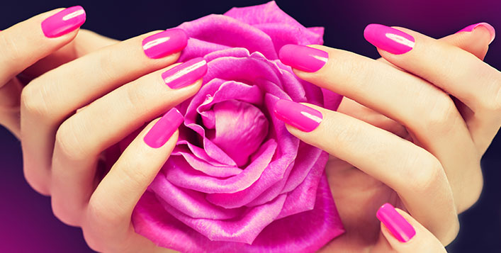 Doll up your nails with manicure or pedicure 