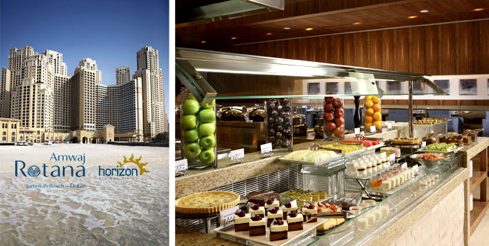Buffet + Unlimited Drinks at Amwaj Rotana | Cobone Offers