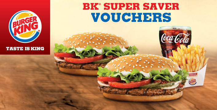 Burger King Coupon Booklet