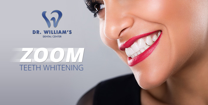 Zoom teeth whitening session