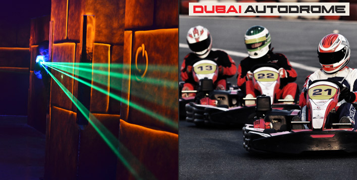 Indoor Karting Lasertag At Dubai Autodrome Cobone Offers