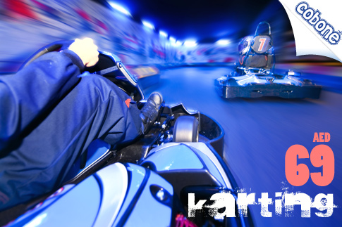 A fun-filled Go-Karting Cobone for AED 69!
