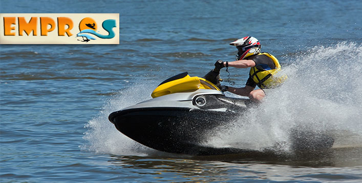 Hire a jet ski for sightseeing with a twist
