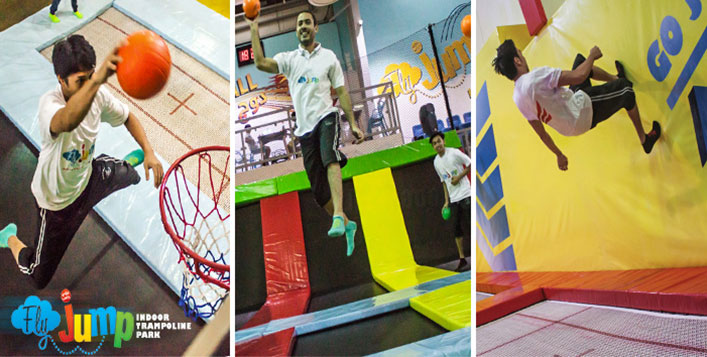 1hr at Dubai's newest indoor trampoline park