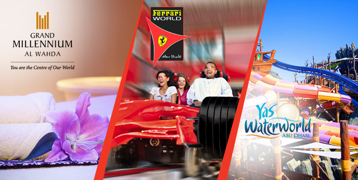 2 Night Stay Ferrari World Yas Water World Cobone