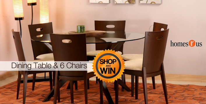 Elegant Wooden Dining Table Chair Set