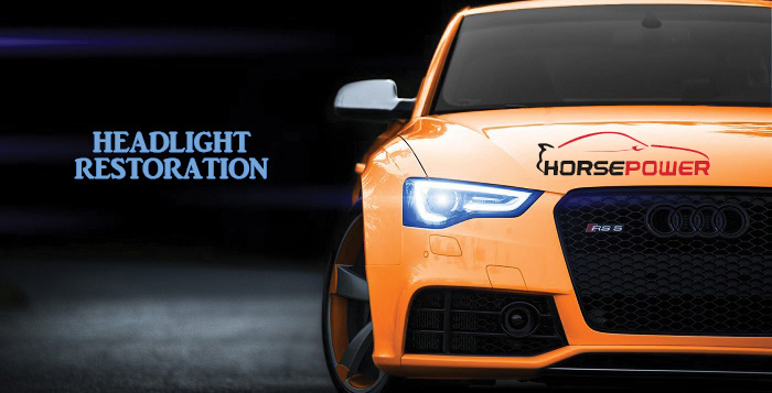 Restore your car headlights at Horsepower 