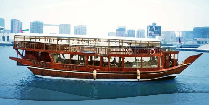 Luxury dhow cruise with international buffet