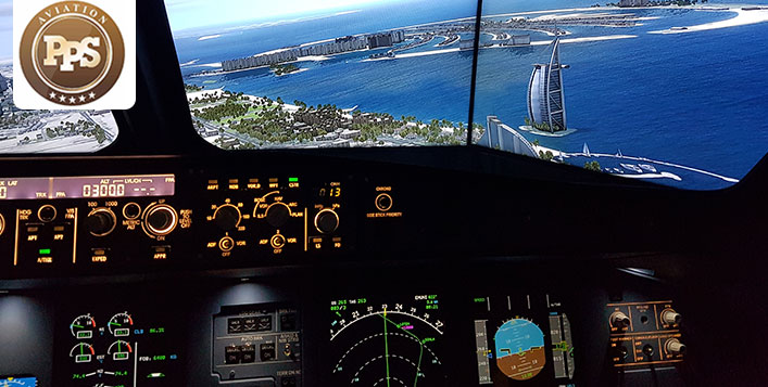 Experience flying from the captain's seat!