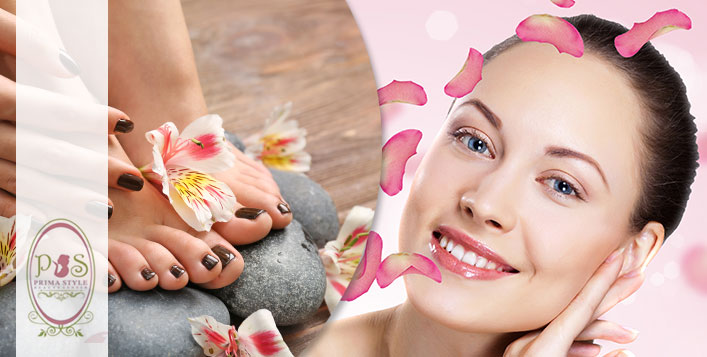 Mani-Pedi + Deep cleaning or Hydrating facial