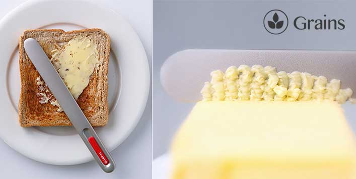 Spread butter with ease
