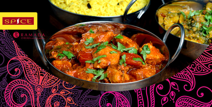 Indian Food at Ramada Chelsea Hotel