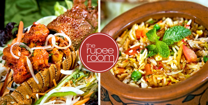 Indian Food at The Rupee Room