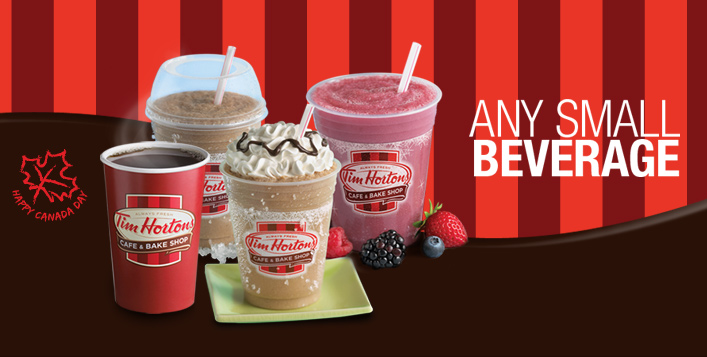 كوب صغير من مشروبك المفضل في عروض تيم هورتنز كوبون