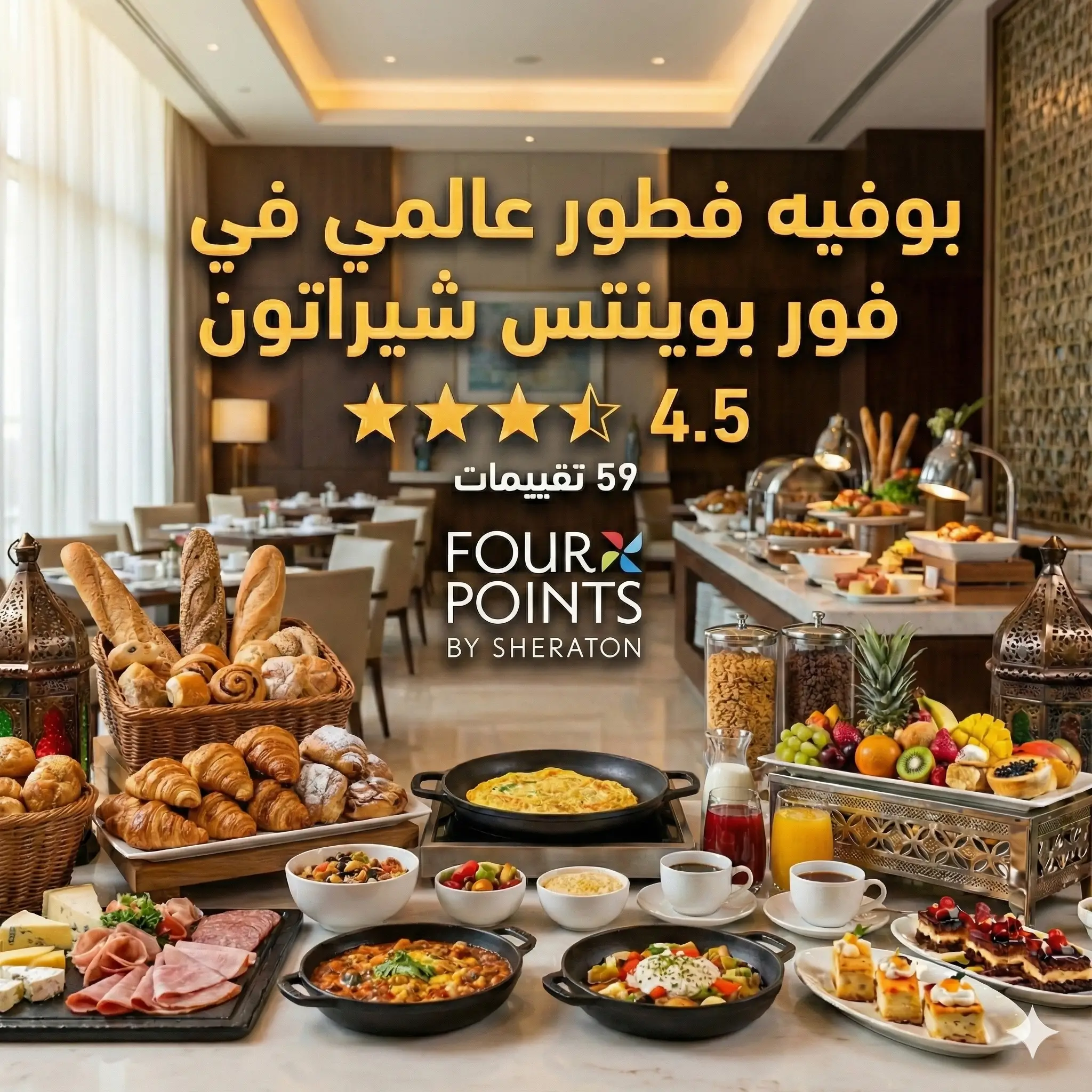 افضل عروض المطاعم اليوم - فور بوينتس شيراتون